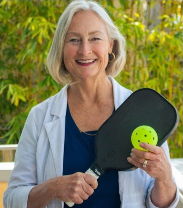 image: dr. cynthia bocarra and powerplay pickleball