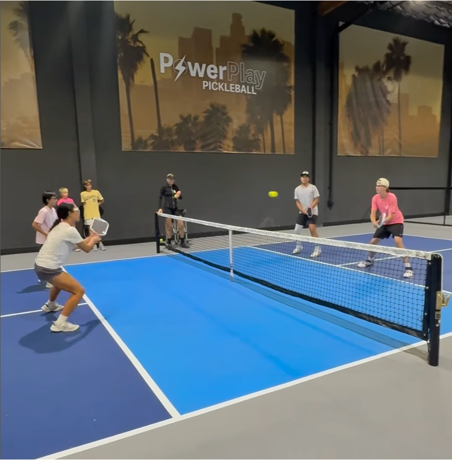 PowerPlay Pickleball and Jilly B Junior Live Ball Drilling