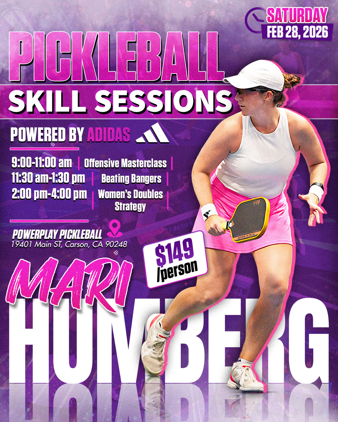 PowerPlay Pickleball and Mari Humberg Pickleball Pro Classes